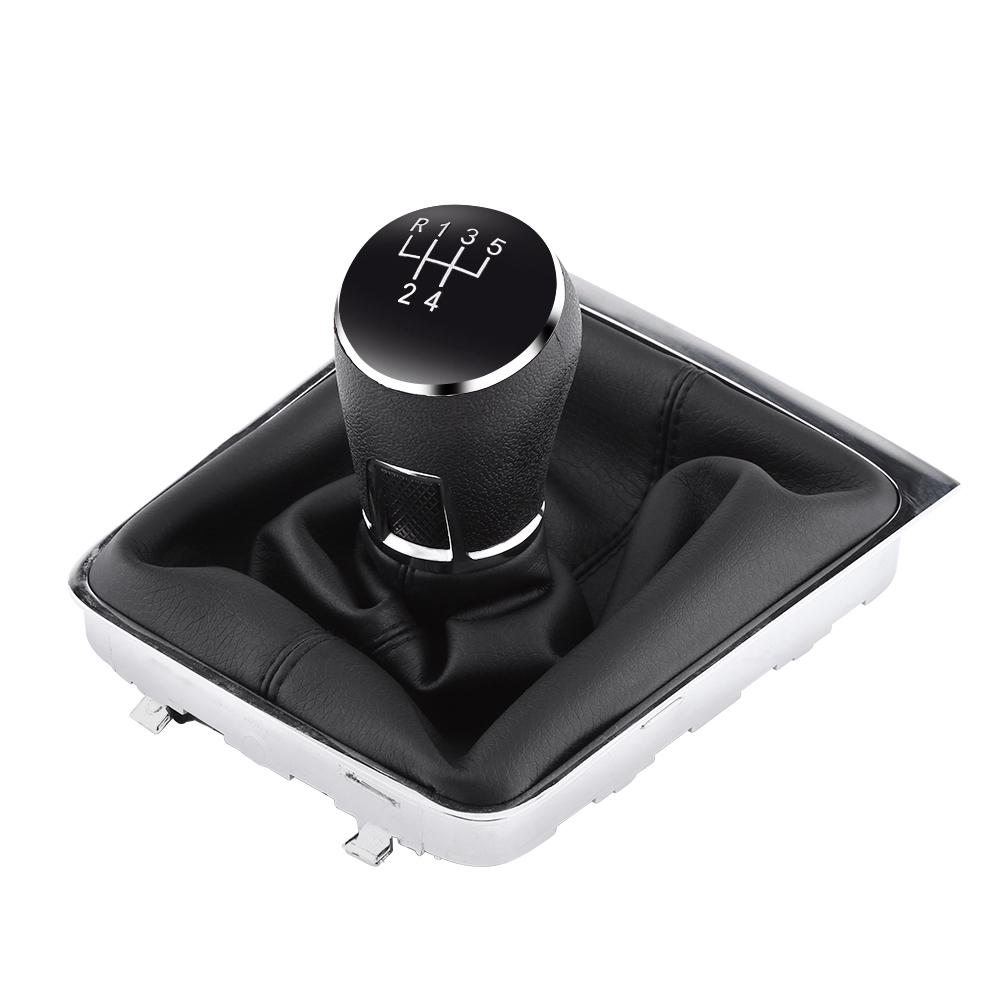 5 Speed Car Gear Shift Knob Gearstick Gaiter Boot Kit For  Passat B7 2011 2015