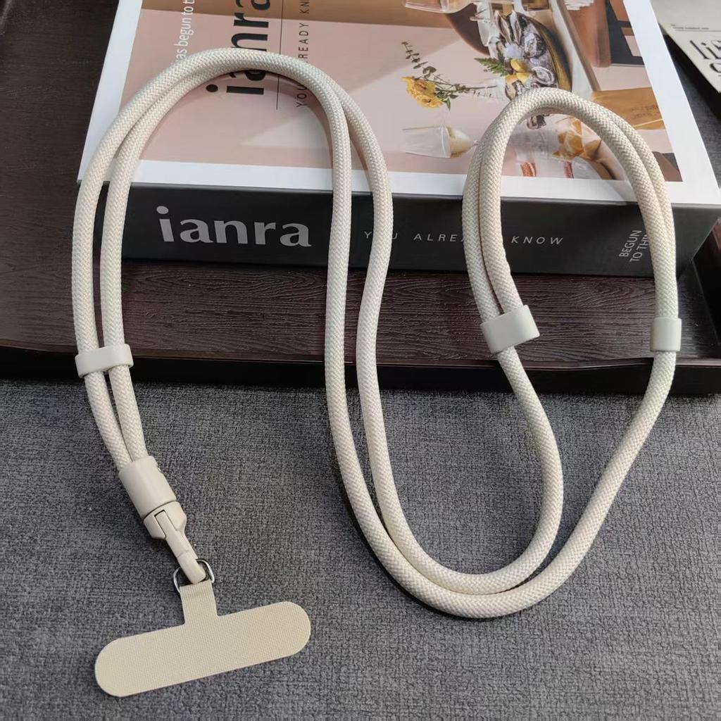 Adjustable Phone Lanyard: Anti-theft Neck and Wrist Strap with Self-locking Clip, Oxford Cloth, Crossbody Design