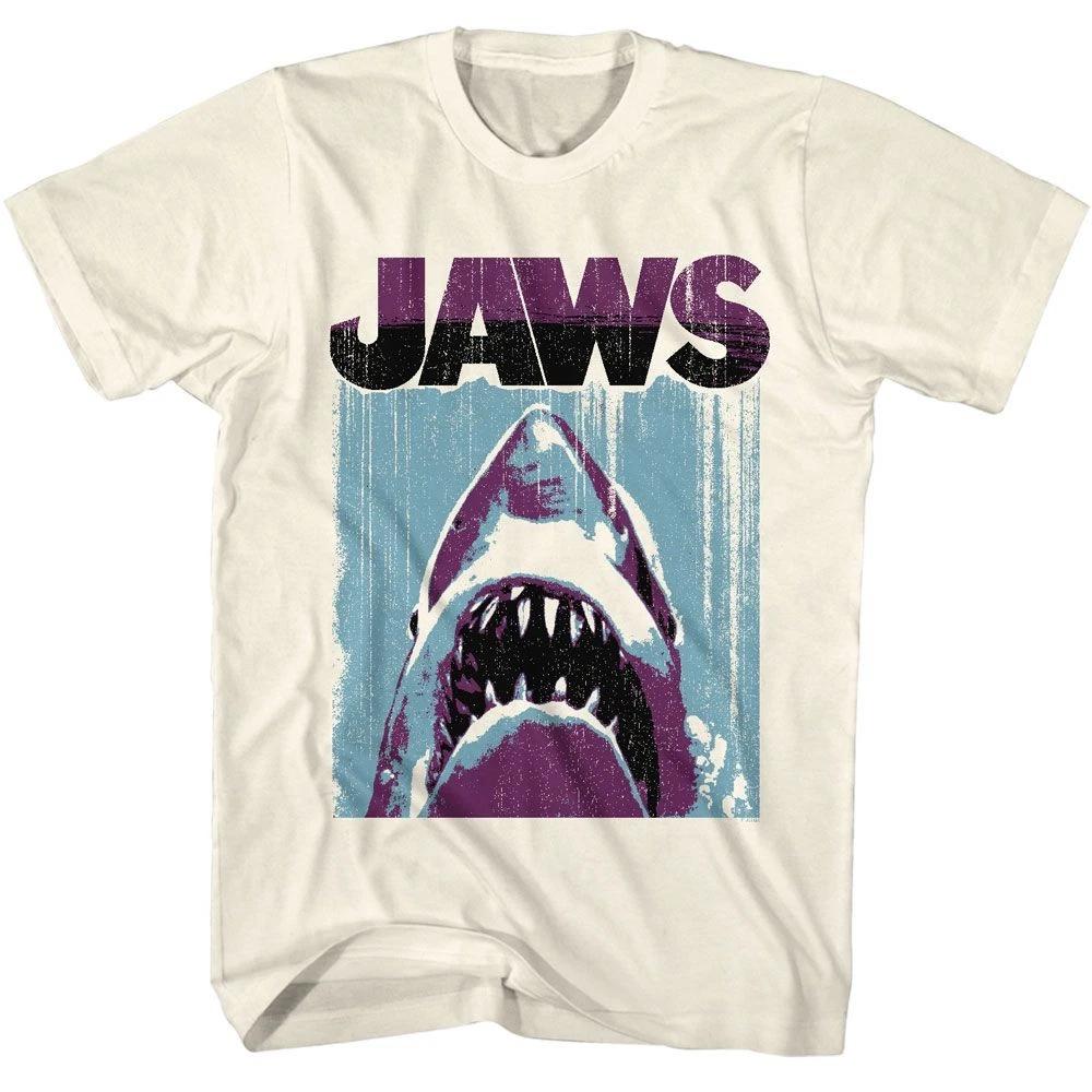 Jaws - Day Under Night Over - American Classics - Solid Off-White Short Sl