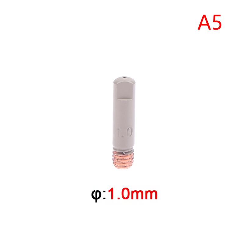 1/3Pcs 15Ak Coating Protection Nozzle 0.8/1.0/1.2Mm Contact Tips Non-Stick Welding Slag European Airless Nozzle