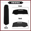 Car Dashboard Cover Mat Compatible for Buick LaCrosse 2005-2008, Protective Polyester Black Center Console Interior Trim Dash Board Mat Replace Parts