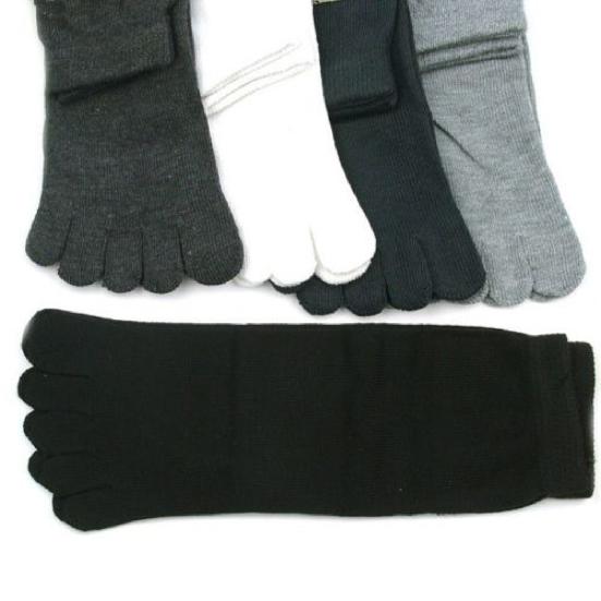 5 Paires Chaussettes Cinq Doigts Confortables Coton Hiver Chaud Chaussettes Cheville pour Hommes