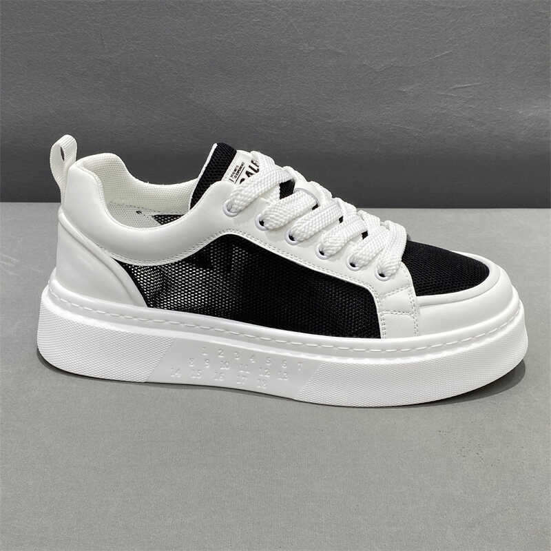 Neue atmungsaktive Mesh-Freizeitschuhe für den Sommer für junge Schüler dicke Sohle leicht niedrig geschnitten Board kl
