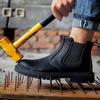 New Men's Safety Boots Work Shoes Steel Toe Cap Work Boots Puncture-Proof Work Sneakers Plus Size Men Footwear