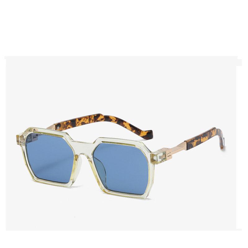 UV Protection Lightweight Comfortable Durable High Quality Retro Stylish Edgy Punk Square Shaped Female Male Sun Glasses