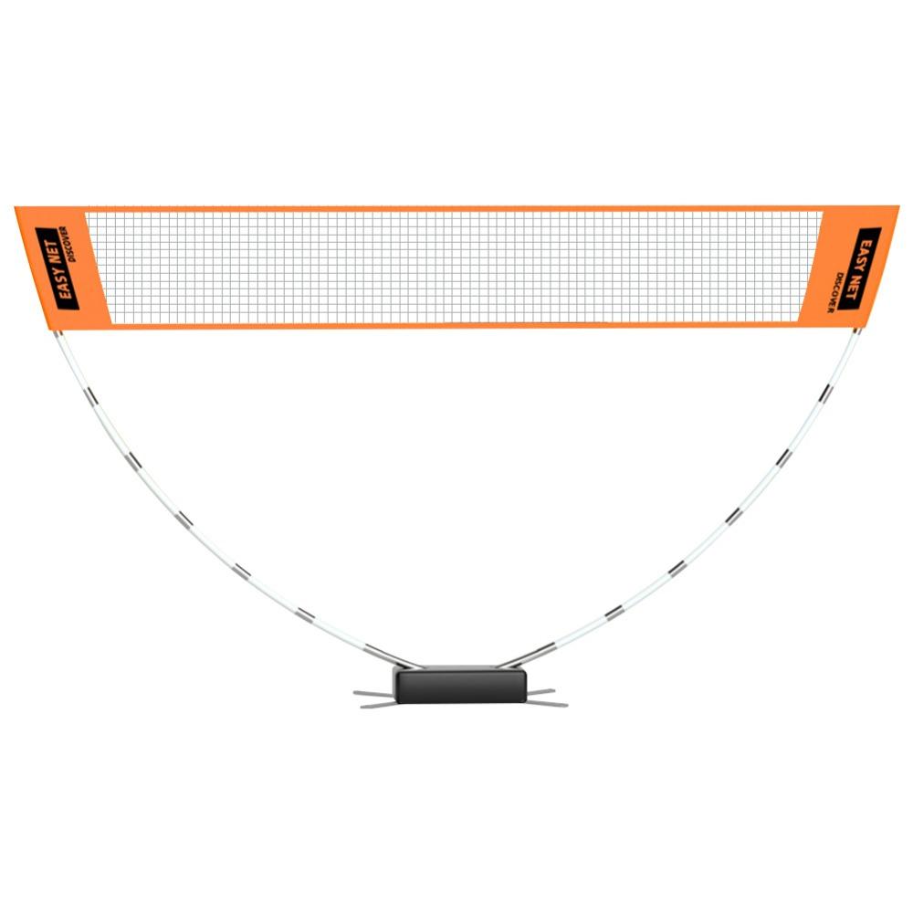 Easy Setup Badminton Net Height Adjustable Badminton Mobile Grid Structure  Outdoor
