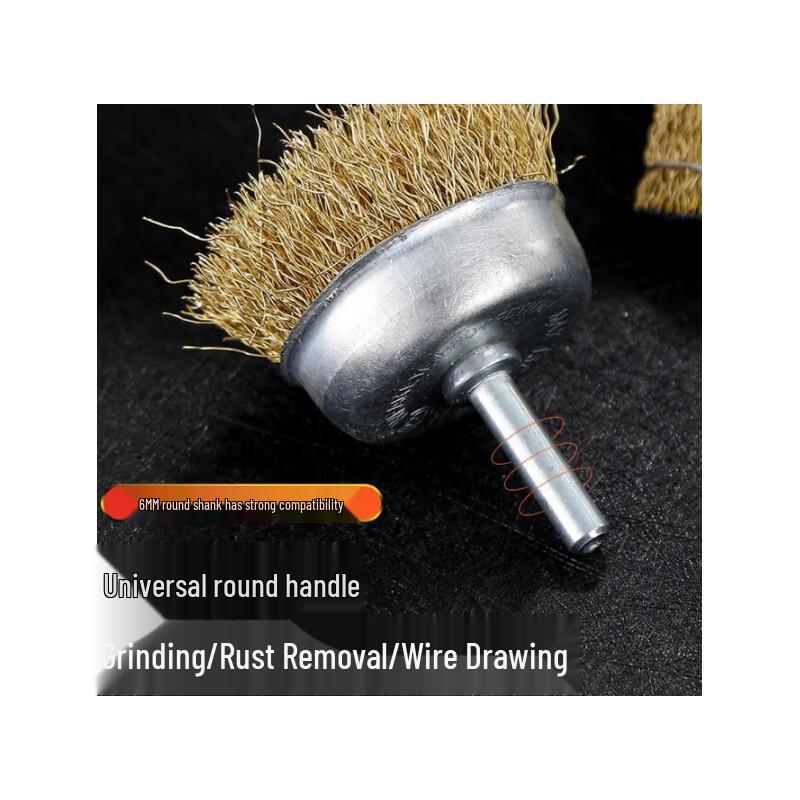 Shoudun 5-Piece Wire Brush Set with Rod Handle
