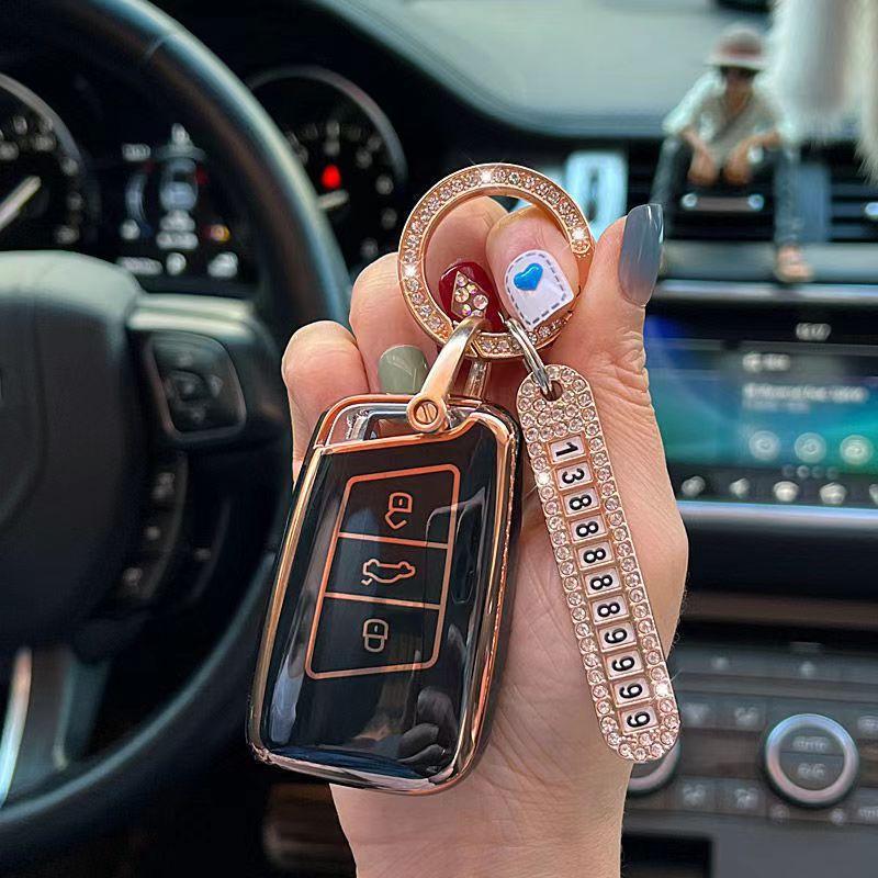 Volkswagen Magotan B8/Passat/CC Schlüsselabdeckung - Dekorative Schale für das Autoinnenraum Zubehör