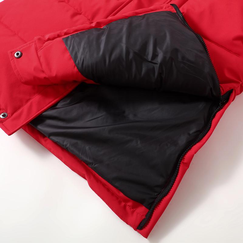 Fashion Winter Long Parkas for Men Jackets Thick Warm Black Overcoat Winter Coat With Hooded