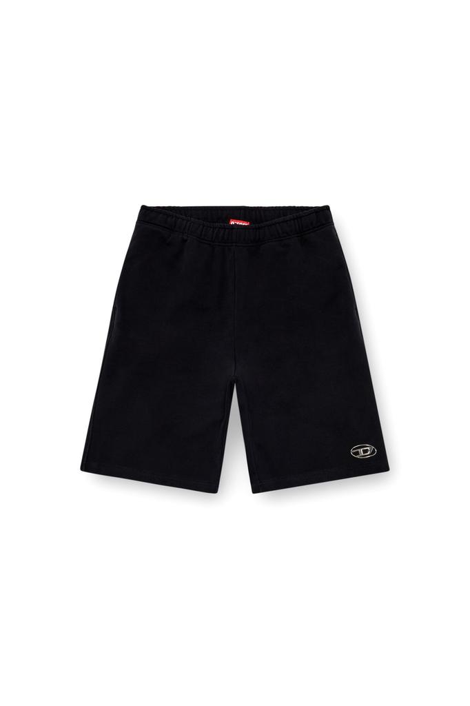 Diesel Men's Sweat Shorts, Black, Size L, A109960IAJH, 9XX