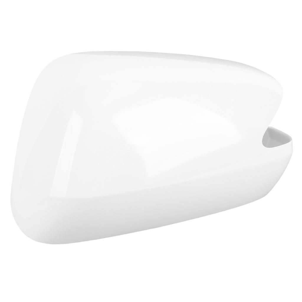Side Rearview Mirror Cap Strong Protection White Weatherproof Replacement for Fit Jazz 2009 2013 Left (76251 TF0 E11)