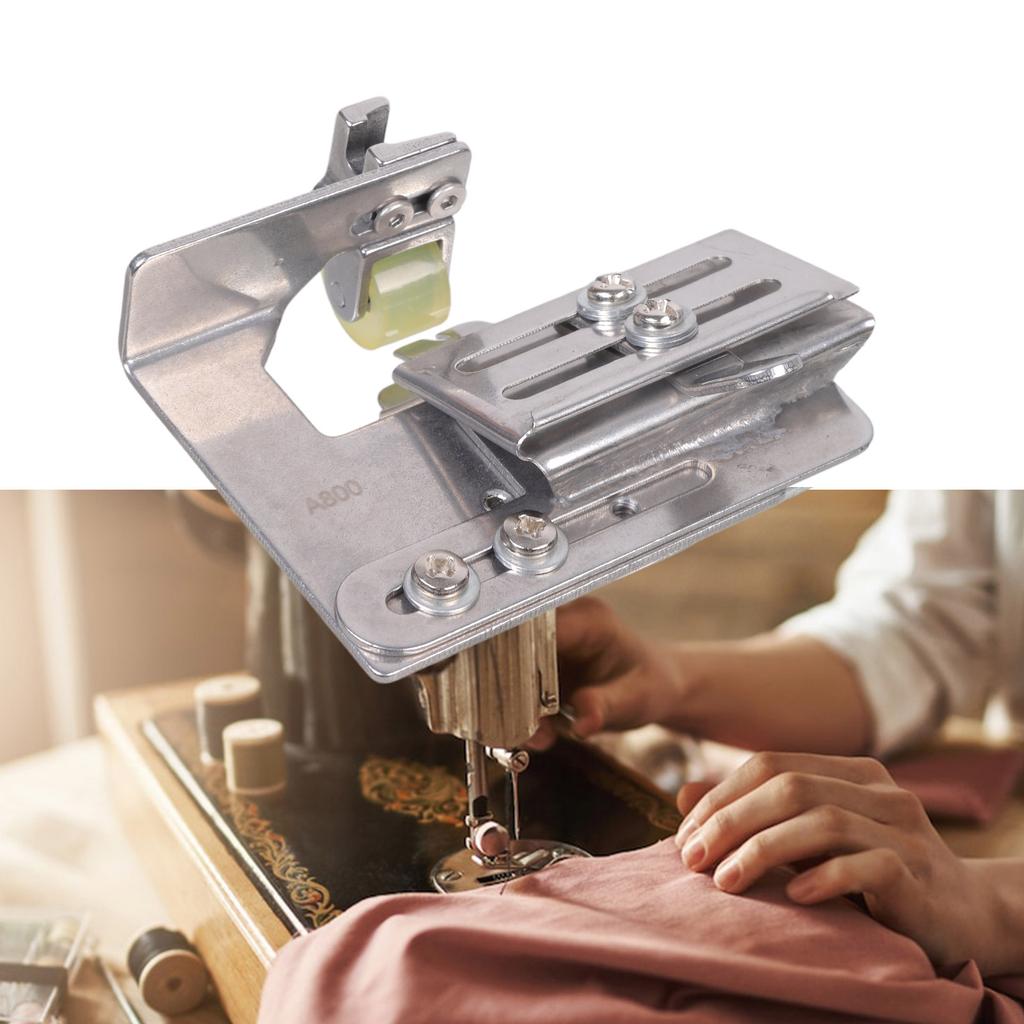 Industrial Flatbed Sewing Machine Quilting Presser Foot Width Adjustable Double Layer Ruffling Presser Foot Attachment