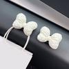 Car Hooks Cute Invisible Bow Decorations Center Console Decorations And Interior Screen Decorations