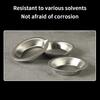 10Pcs Makeup Palette Stainless Steel Small Round Paint Tray Artist Watercolours Paint Mixing Palette Tray For Artist