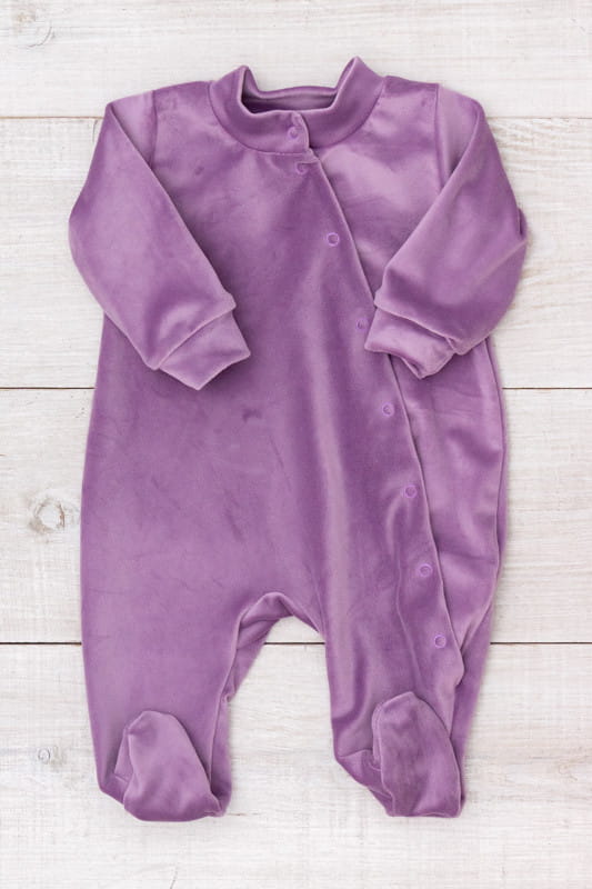 Overall – Warmer Velours-Einteiler für Baby-Mädchen für den täglichen Gebrauch, Übergangszeit 5032-030-5 HC