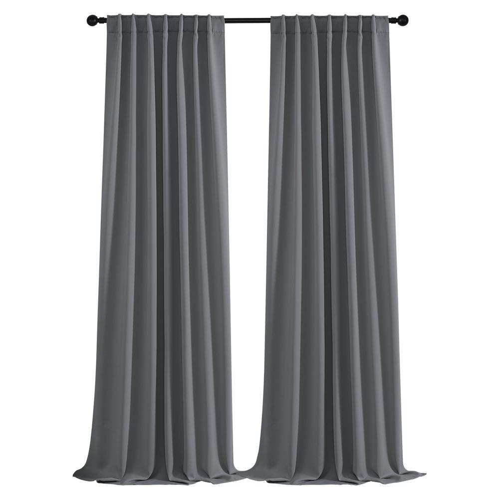 Blackout Curtain Rod Bag Dark Loop Rod Curtain