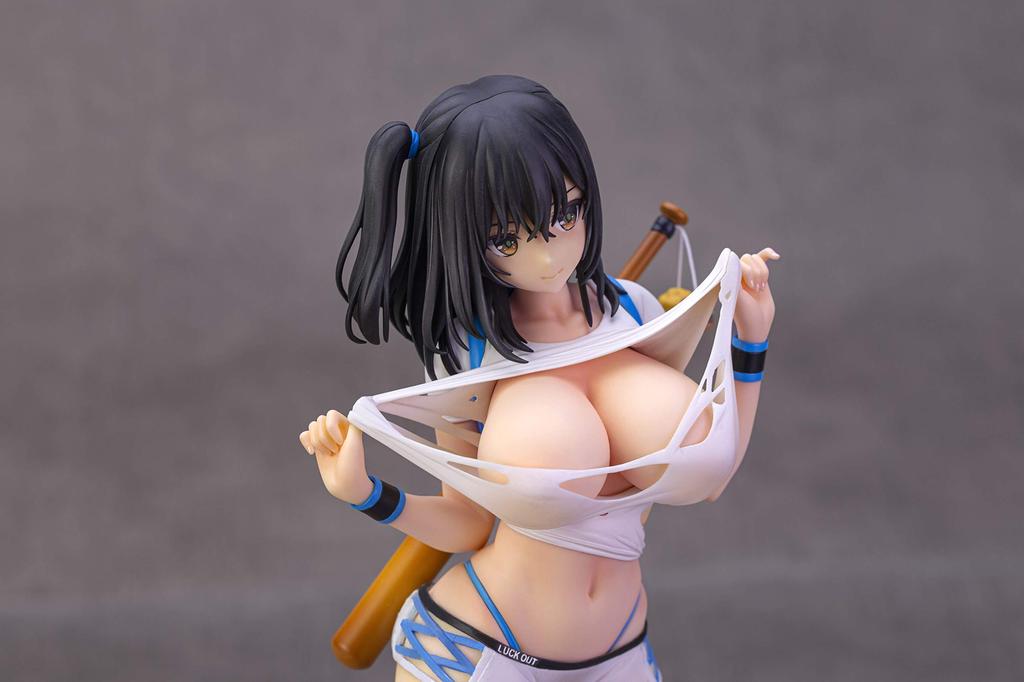 Mataro Sensei Original Baseball Girl Illustration by Mataro Light Blue Scale PVC Painted Complete Figure Ver. 1/6 AX-1180