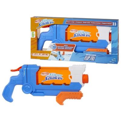 Nerf Super Soaker Flip Fill, Water Gun with 4 Jet Styles, Quick Fill, 887 mL Water Capacity, Toys for Ages 6+