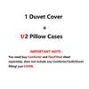 Christmas Snowman Cartoon Printed Polyester Duvet Cover Pillow Set Duvet Cover King Size Bedding Set Holiday Children Gifts