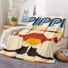 1pc Pippi Longstocking Blanket Lightweight Flannel Blanket Throw Blanket For Sofa, Bed, Travel, Camping, Livingroom, Office, Couch