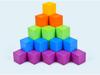 Toddler Educational Spatial Sense Rubik's Cube Battle Game - Two-Player Building Blocks for Parent-Child Interaction and Concentration Development.