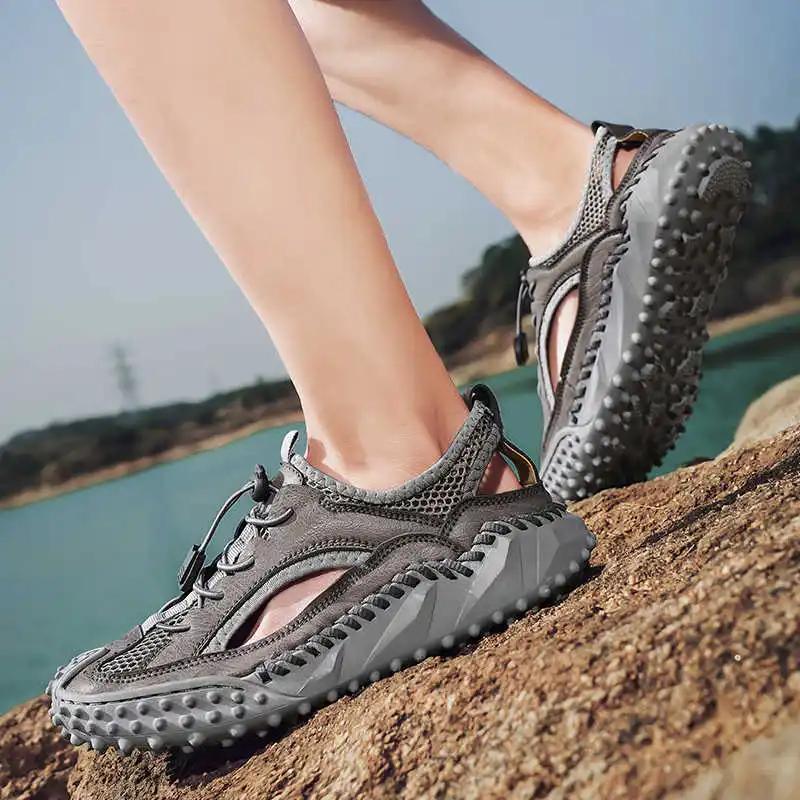 Fashion Normal Leather Round Foot Men 35 Size Sneakers Casual Bity Golf Shoes Sport Industrial Sewing First Degree Brand Shoose