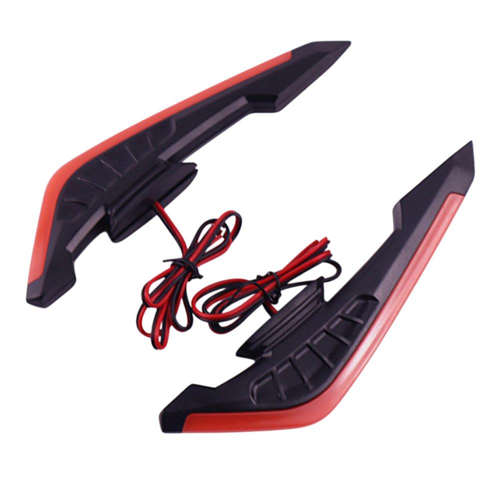 Cold Light Aerodynamic Decoration ABS Material Double-sided Tape Easy tallation Non-deformed For Most Motorcycles