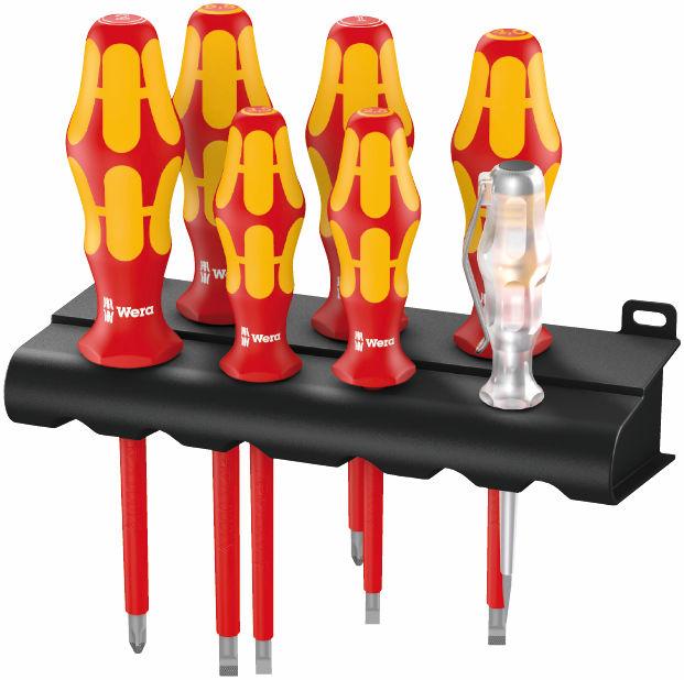 Kraftform 100 Series Screwdriver Set + Voltage Tester + Hanger - W05006147001