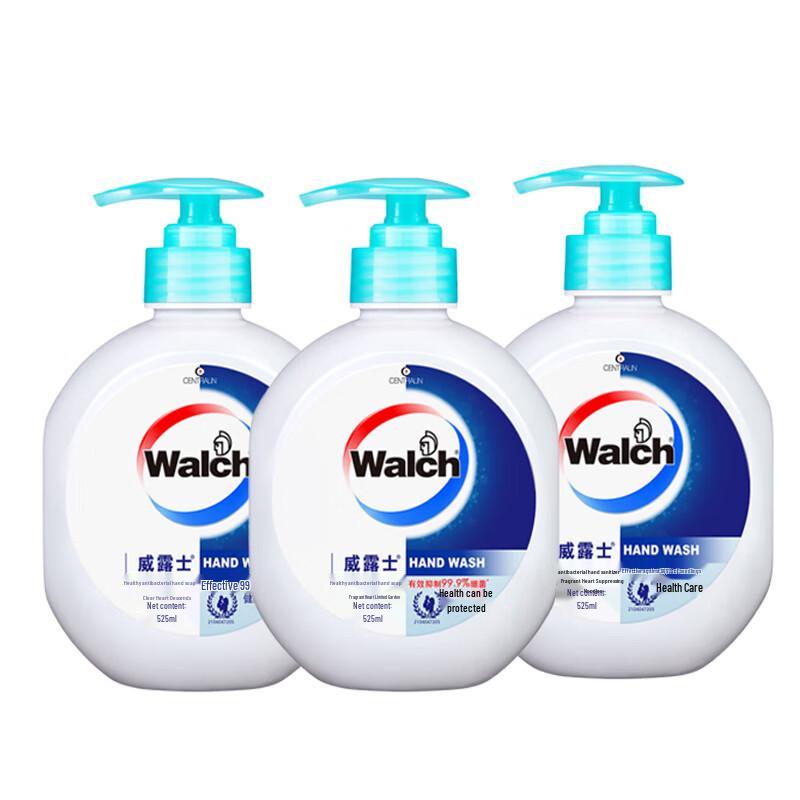 

Walch Healthy Antibacterial Hand Wash, 3 x 525ml