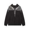 Sudadera MB Color Pluma Alas Fantasma Marcelo Marca de Moda Año de la Serpiente Relámpago Sudadera con Capucha para Pareja