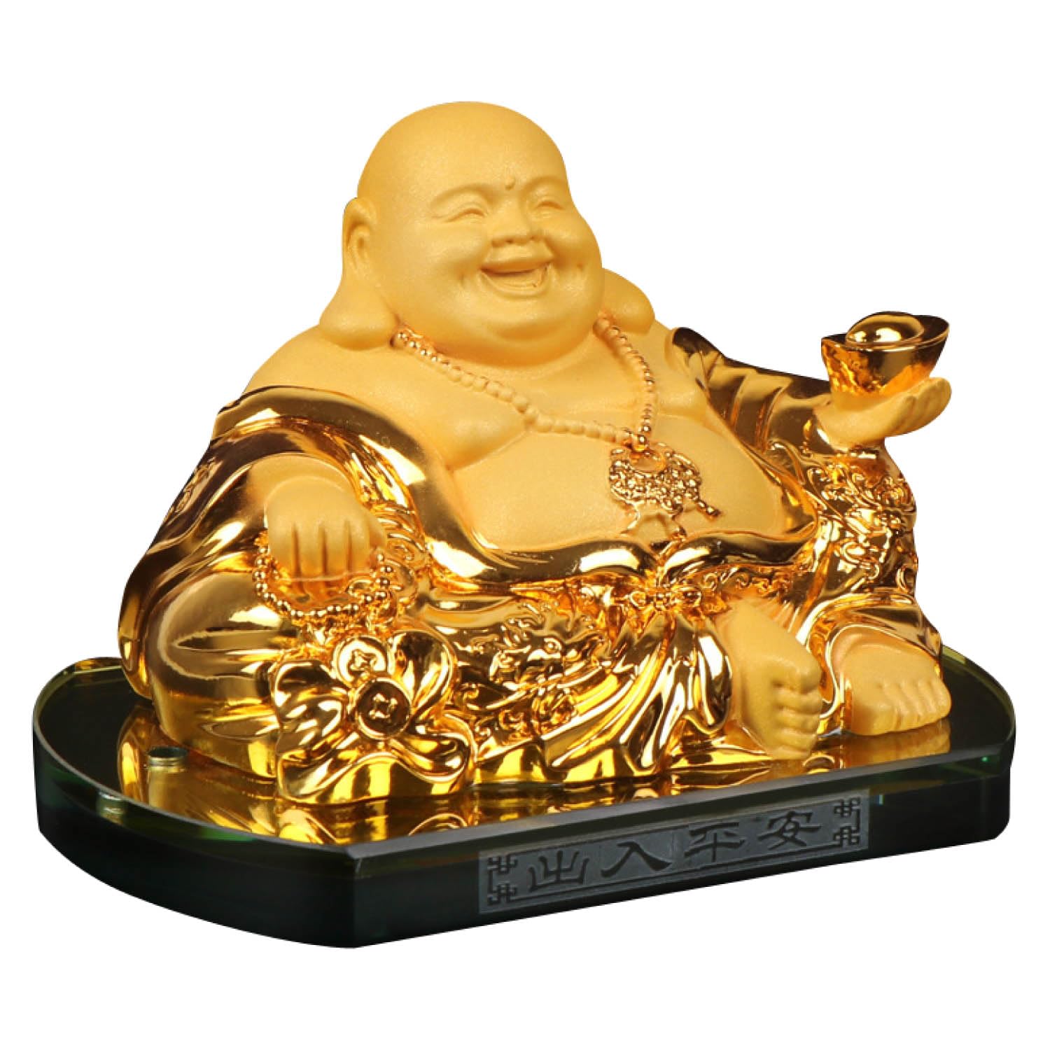 

Archnote Hotei Seven Lucky Feng Shui Hotei Good Protection from Interior Decoration for Includes Pedestal Figurine, Gods, Item, Figurine, Fortune,
