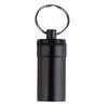 Mini Pill Box Keychain Aluminum Alloy Outdoor Pocket Pill Box Container Metal Mini Pill Organizer for Medicine Organization