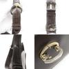 GUCCI Old Gucci Shoulder Bag vintage Brown Calfskin Women Used