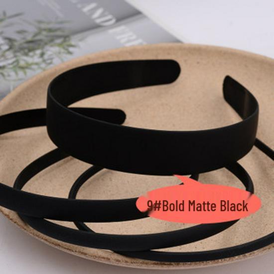 Matte Morandi Color Women's Hairband for Face Washing and Makeup