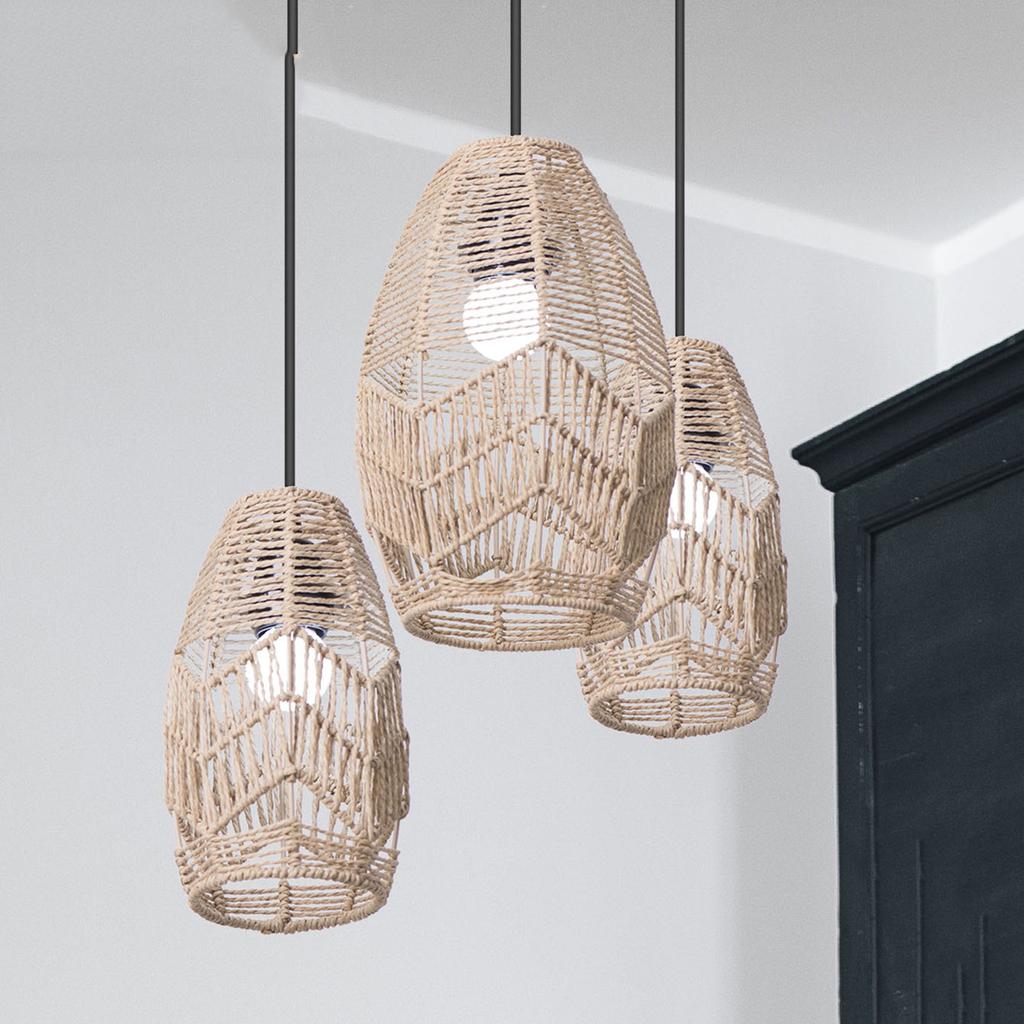 Hand-woven Vintage Pendant Lamp Shades