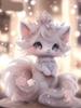 New Creative Nine Tailed Fox Fairy Car Pendant, Twelve Constellation Series Acrylic Home Decoration Pendant