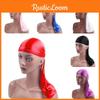 Luxuriöses einfarbiges Durag Kopftuch Piratenkappe Unisex Hut mit glattem Seidenfinish