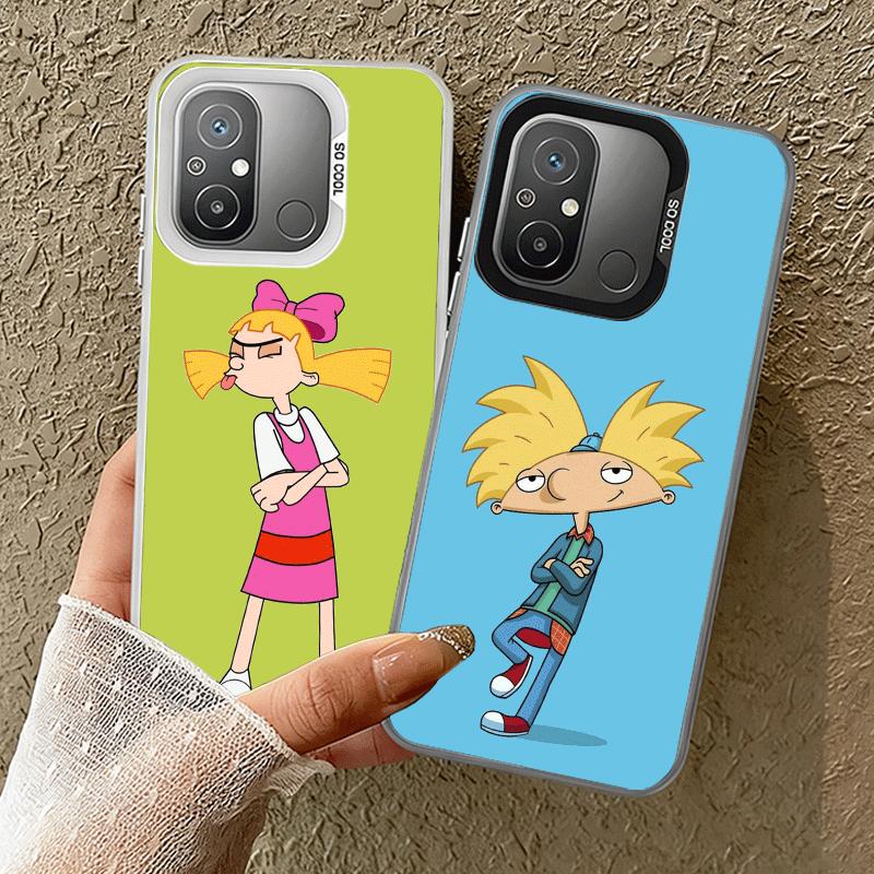 Cartoon Hey Arnold Helga Shockproof Phone Case for Xiaomi Poco X7 X6 X5 X3 Pro F7 Ultra M8 Redmi 15C 15 14C 13C 12C 10C 13 12 10
