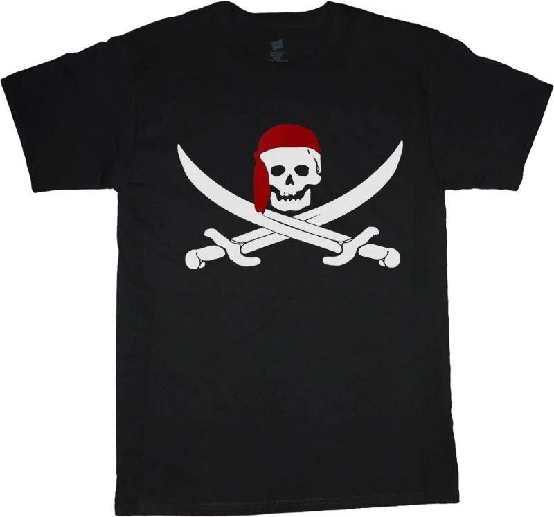 Pirate Shirts Men s Pirate Shirt Costume Skull and Crossbones Jolly Roger Flag M