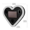 Automotive Triangle Window LED Solar Heart Neon Light Rear Window Illuminated Interior Decoration Atmosphere Light Accessories