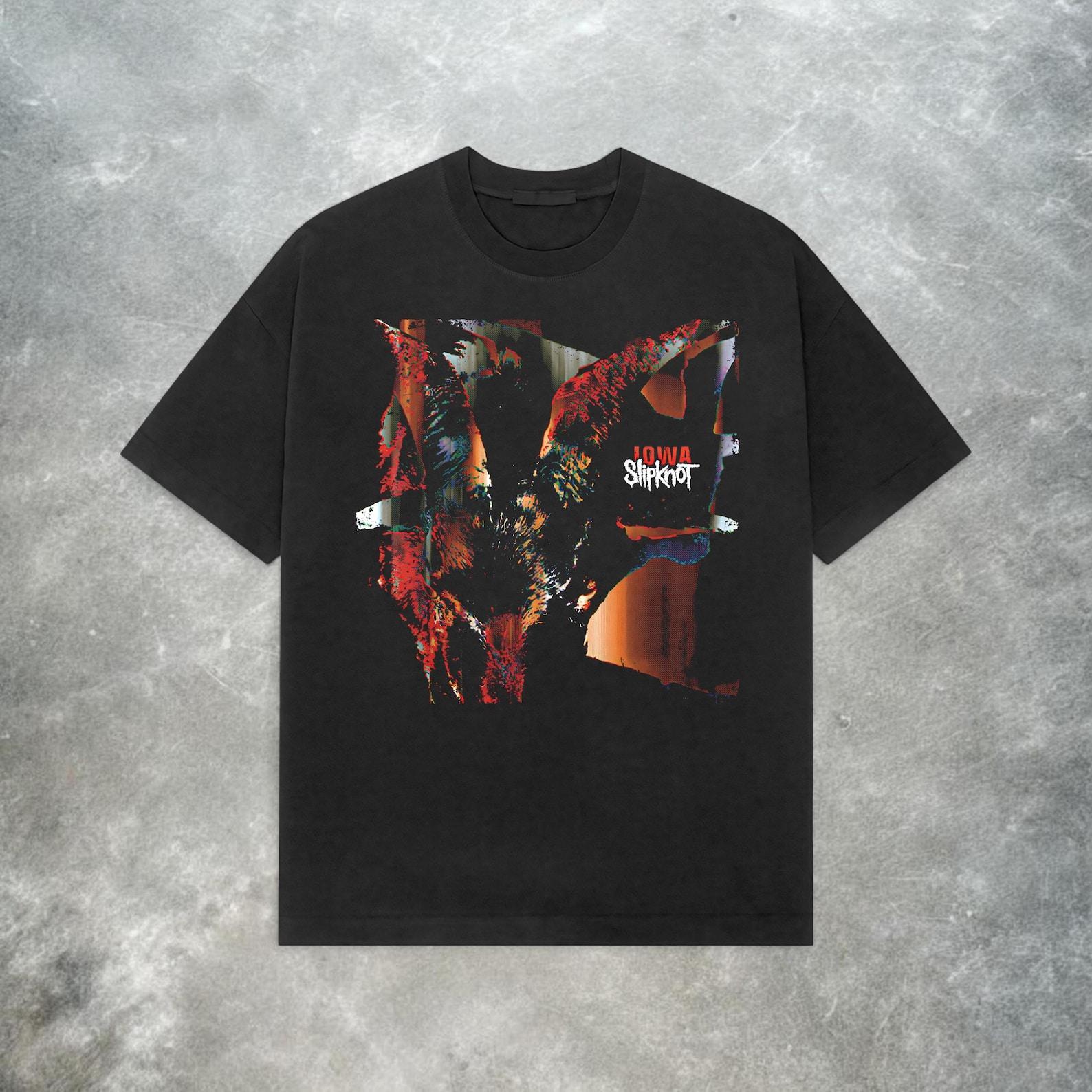 Vintage Slipknot Iowa T-Shirt – Y2K Nu-Metal Band Tee M