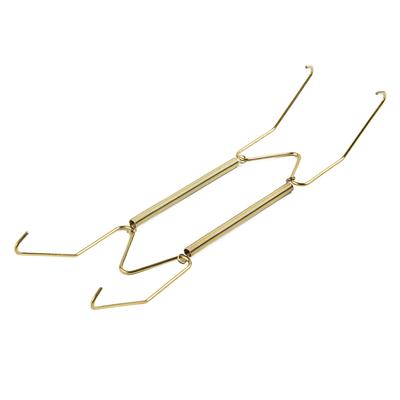 1pc Wall Display Plate Dish Hangers Adjustable Plate Spring Holder W Type Invisible Spring Hanging Hook Plates Home Decor 5 Size