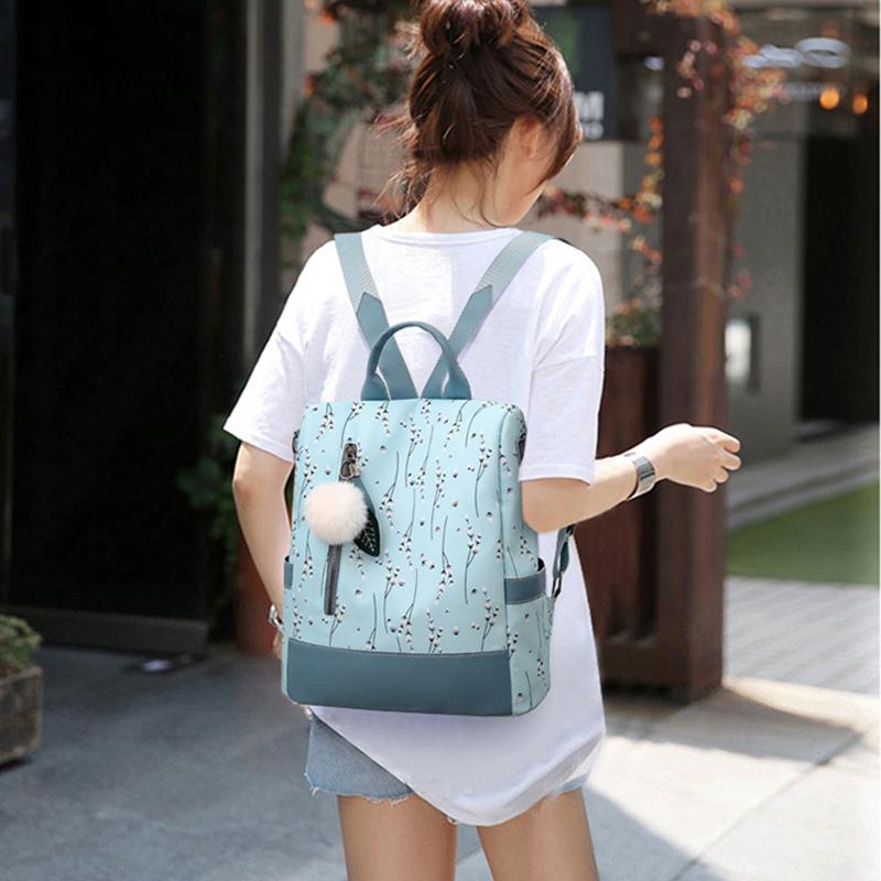 Новый рюкзак с цветочным принтом для женщин — фото 7