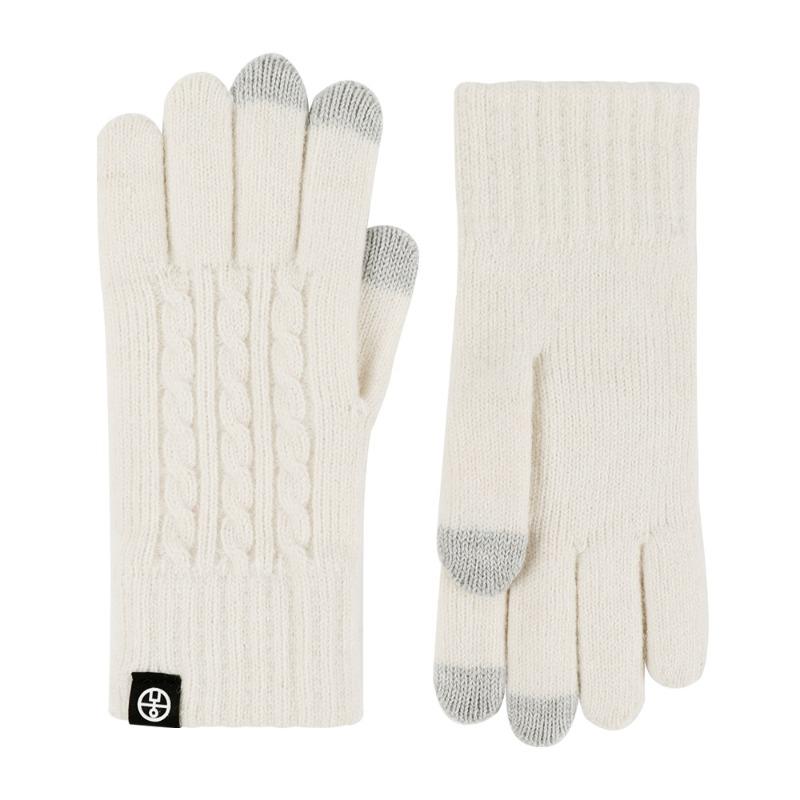 Winter gloves women's warm and comfortable knitted gloves women's outdoor riding gloves men's piled thickened gloves women
