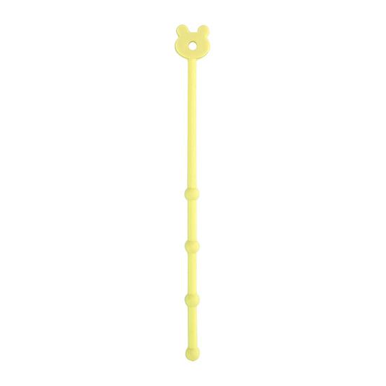 Silicone Cable Ties Reusable Bear Shaped Bag Sealing Zip Tie Multi-Purpose Twist Tie for Food Storage Wire Management