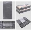 1/2/4Pcs Underbed Clothes Storage Bags Zipped Organizer Wardrobe Cube Closet Boxes