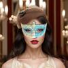 Plastic Glitter Mask Half Face Mask Venice Mask Personality Halloween Masks  Props Mask