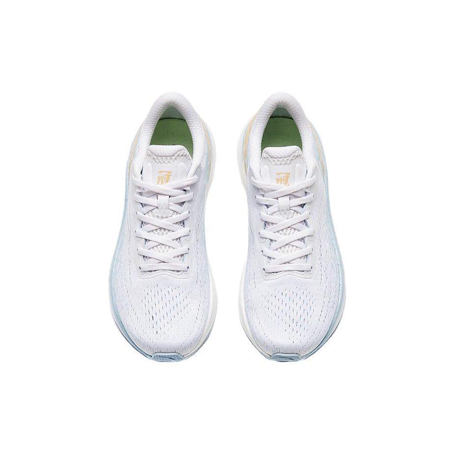 Anta Champion Running Shoes Lite Cushioning Slip Resistant Abrasion Resistant Low Top Running Shoes Women's Blue White 122335581S-9