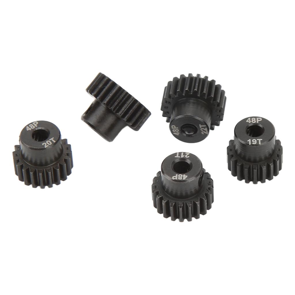 48DP 3.175mm RC Car Motor Gear 19T 20T 21T 22T 23T Pinion Gear Set for 1 10 RC Remote Control Car