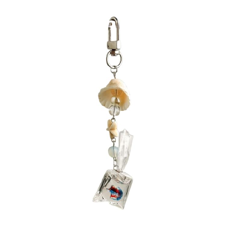 

Decorative Seashells Phone Dangler With Lovely Designs Portable for Trendy Oceanics Styles Fan Casual Use Outfits